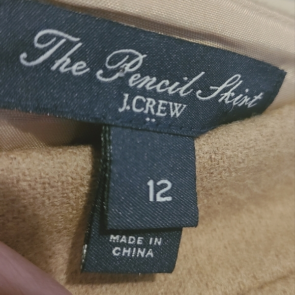 J. Crew Factory | Women's Colorblock Wool Blend Pencil Skirt (Size 12) - Picture 3 of 13